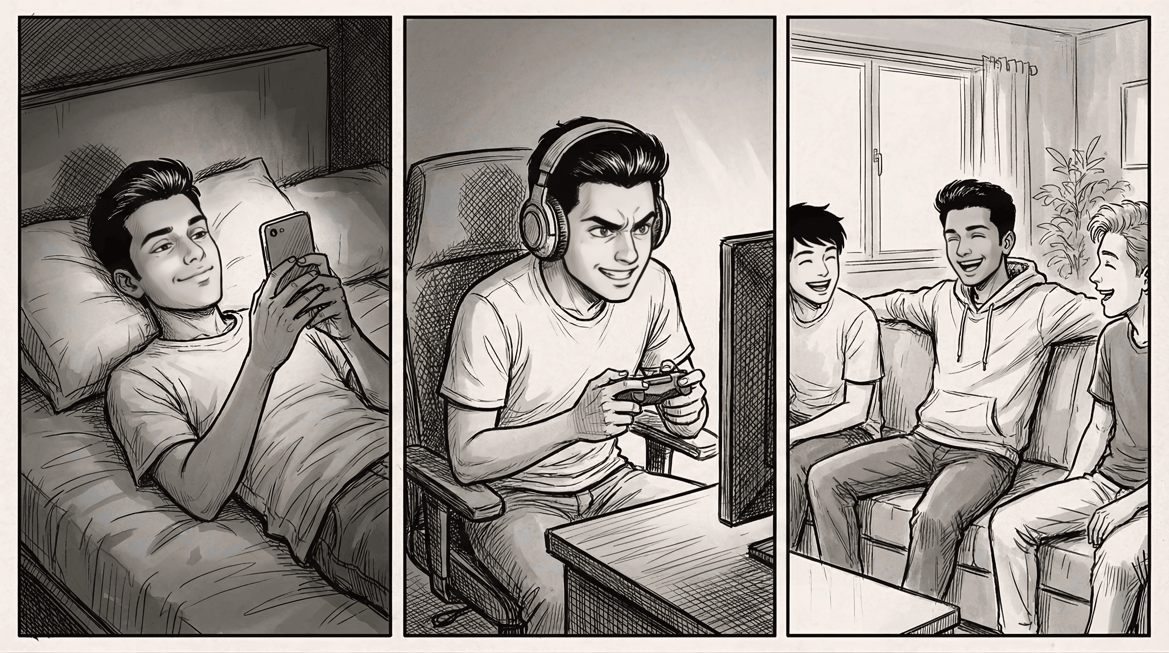 Manga panel for Downfall