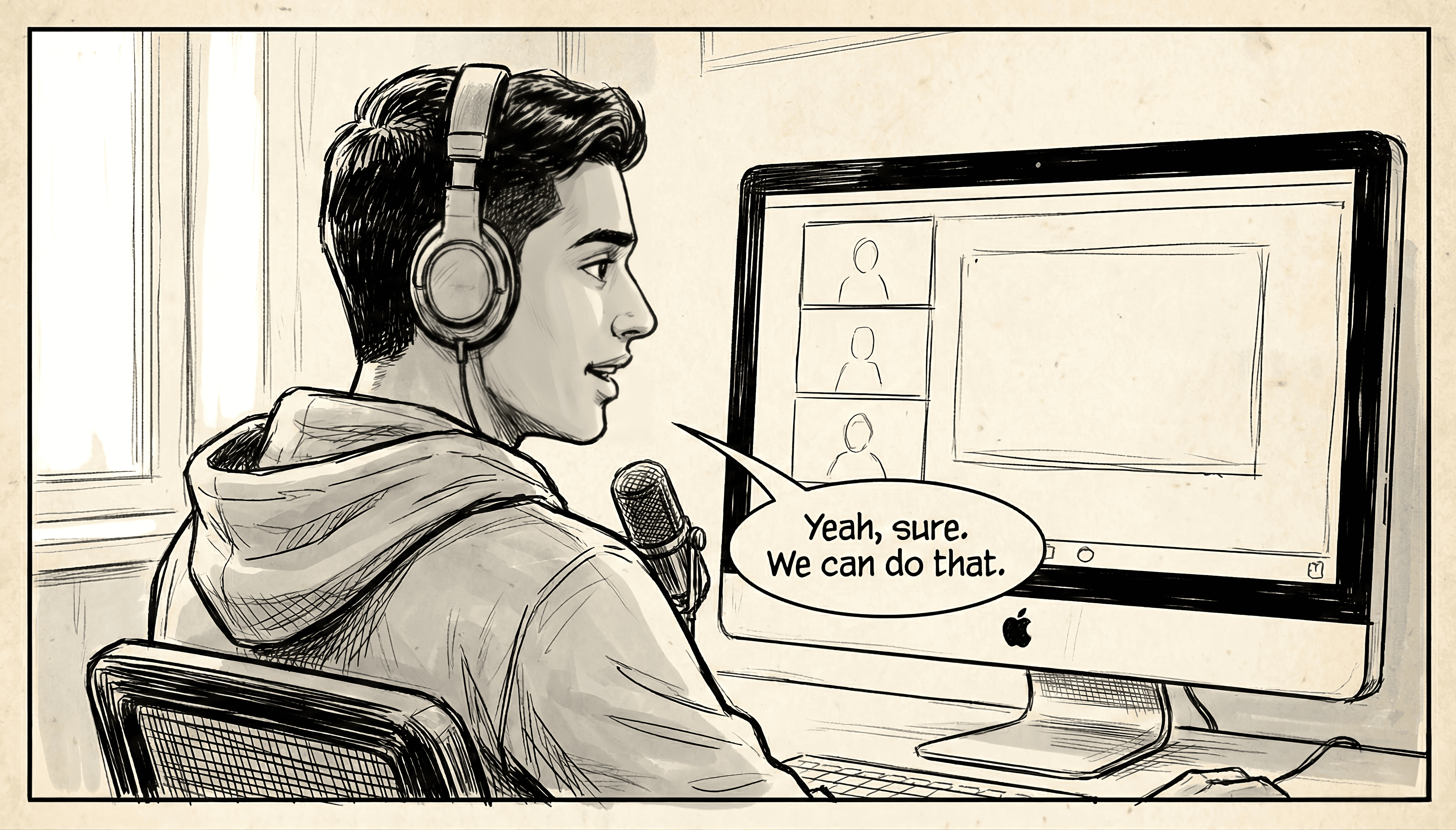 Manga panel for Momentum