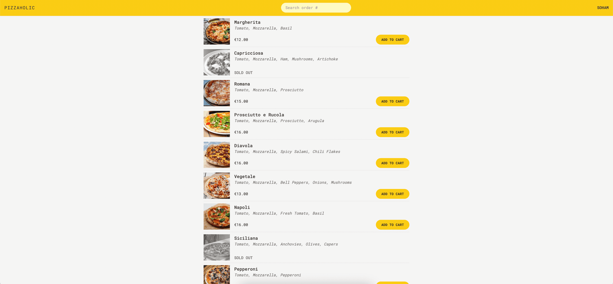 pizzaholic